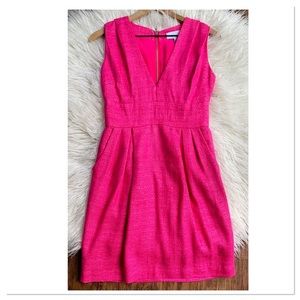 Adam Lippes Linen Sheath Dress Pink Sleeveless Size 2